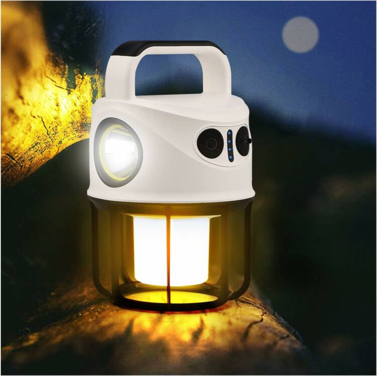 Lanterne Camping LED Rechargeable 3 mode d'éclairage