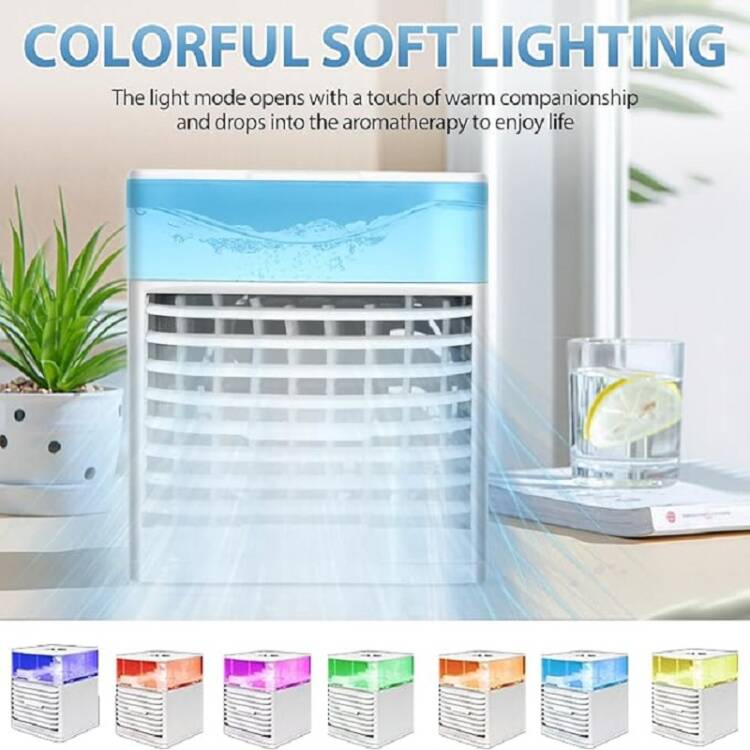 Climatiseur Portable Refroidisseur Avec Veilleuse 7 Couleurs