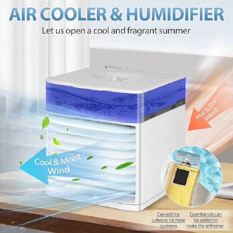 Climatiseur Portable Refroidisseur Avec Veilleuse 7 Couleurs – Image 3