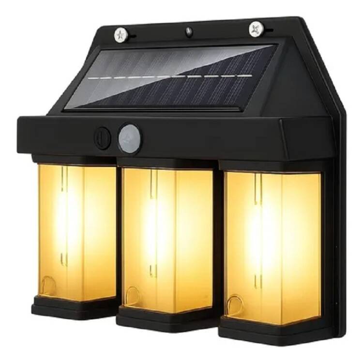 Applique Murale Avec Lampe Solaire Et Détecteur De Mouvement