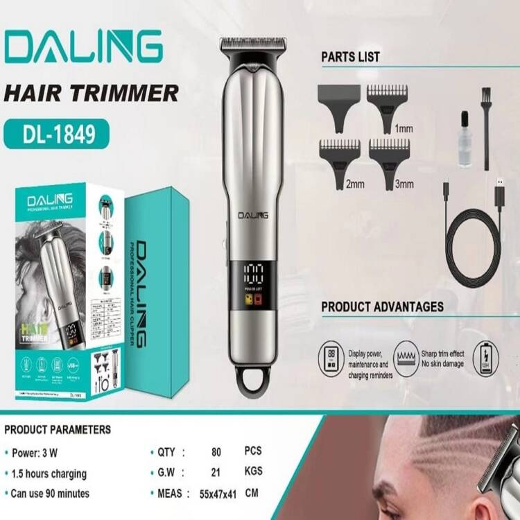 Tondeuse à cheveux professionnelle rechargeable DL-1849 – Image 2