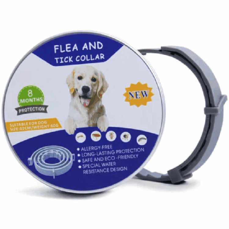 Collier réglable Anti-puces et tiques pour Chiens - Imperméable