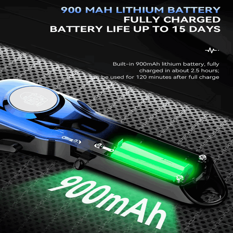 Tondeuse à cheveux sans fil rechargeable à affichage LED Km-234 – Image 2