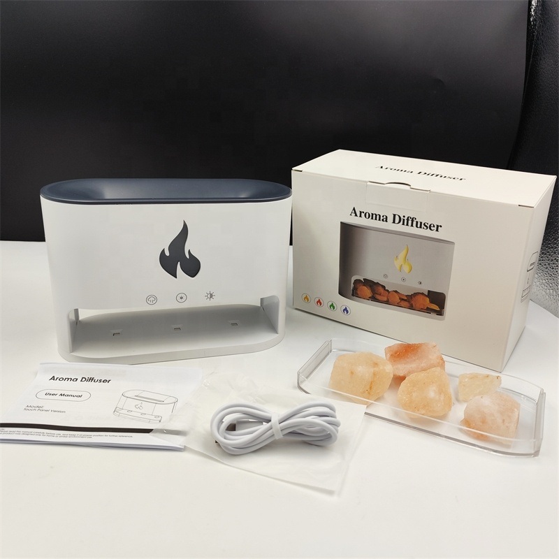 Diffuseur d'air en cristal intelligent avec lumière LED colorée Diffuseur d'arômes à ultrasons 3D- 250ml – Image 2