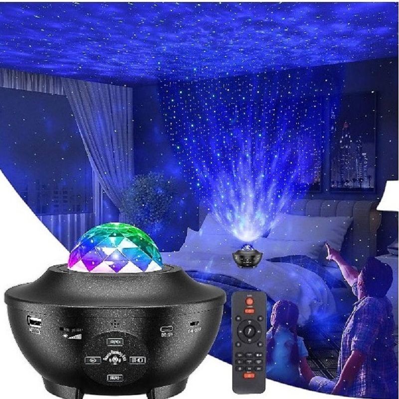 Projecteur LED Ciel Étoilé Projecteur Galaxie 4 en 1