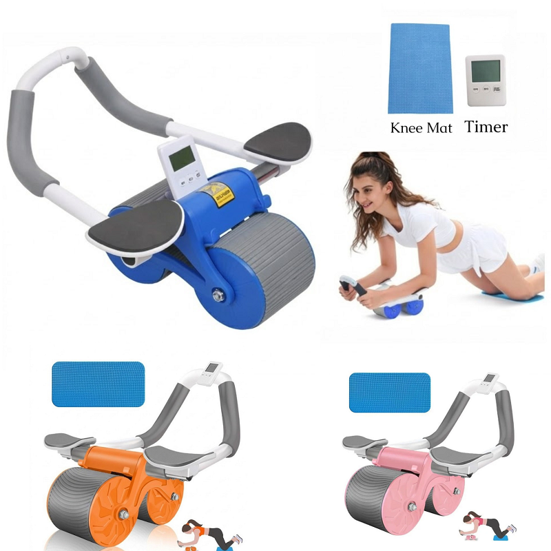 Rouleau Abdominal avec support coude Back Trainer 2en1