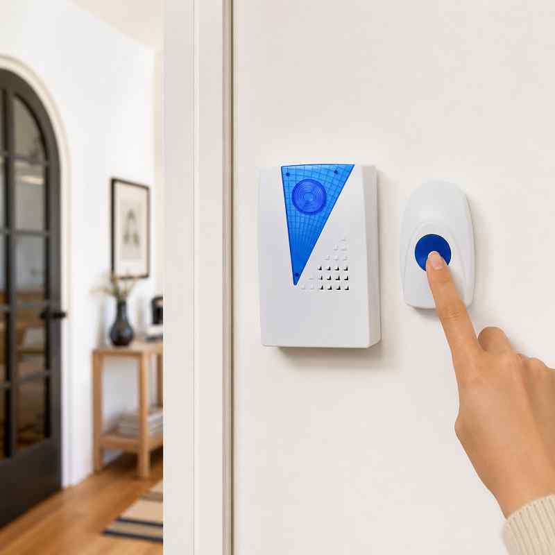 Sonnette Sans deporte avec Bouton Étanche
