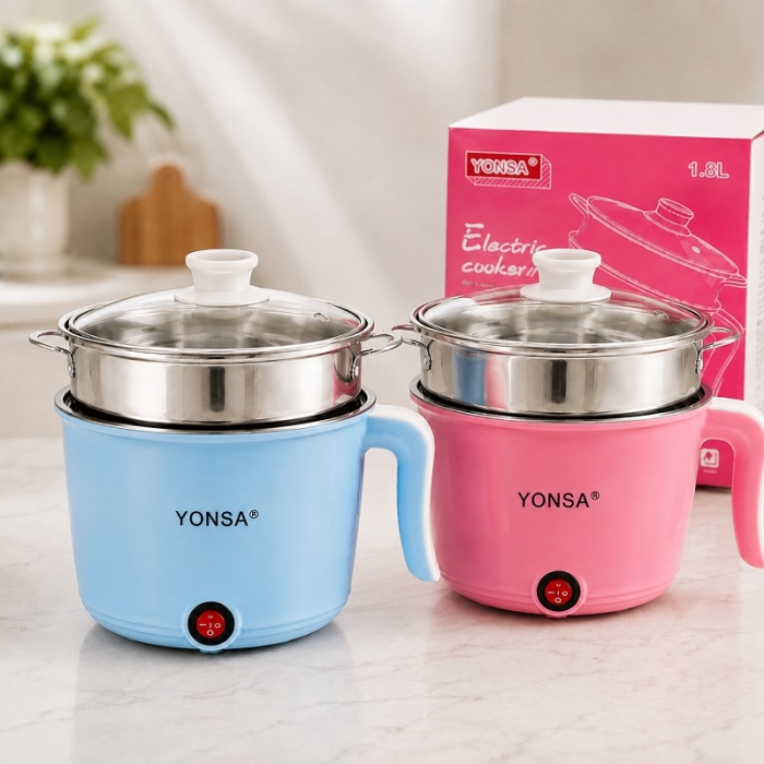 Casserole Électrique Portable Multifonction 1.8L
