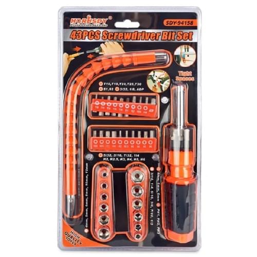 43 Pièces Tournevis Bit Set