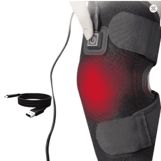 Attelle de Genou chauffante électrique, soulage Les douleurs articulaires chez Les Hommes et Les Femmes