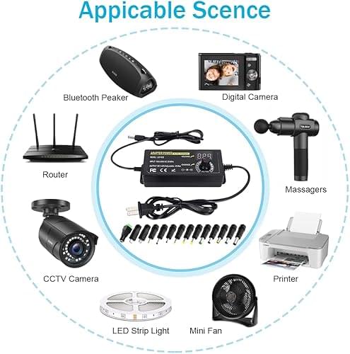Adaptateur universel AC à DC 3V-24V 5A