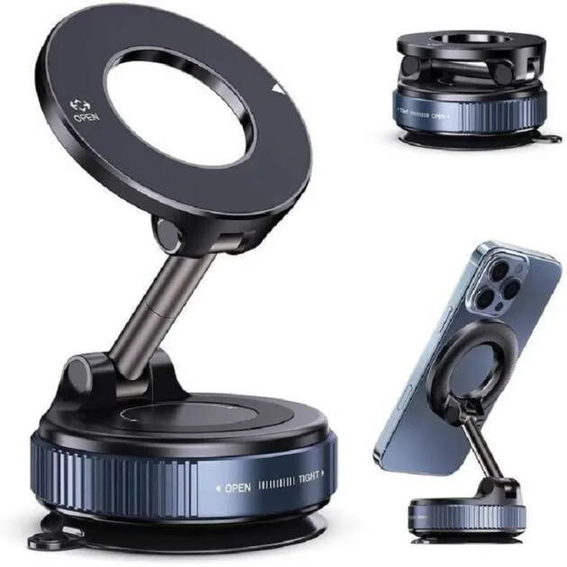 Support de téléphone Ultra magnétique Ventouse pour voiture amélioré renforcé à 360 ° 44 kg